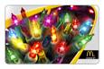 McDonald's Arch Card - Holiday Lights